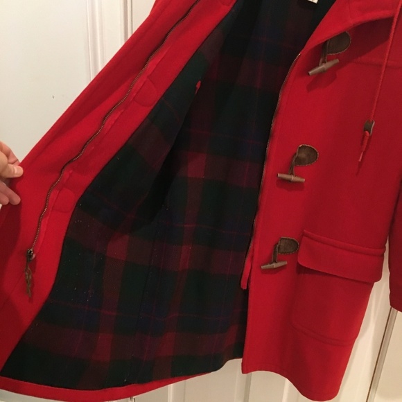 Vintage L.L.Bean FREEPORT MAINE Duffel Coat Toggle Jacket MADE IN USA - Picture 3 of 5